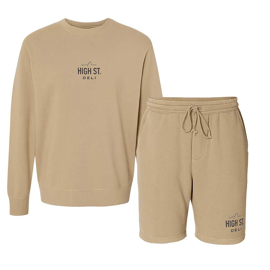 Cloudy Day Sweatshirt/Short Set
