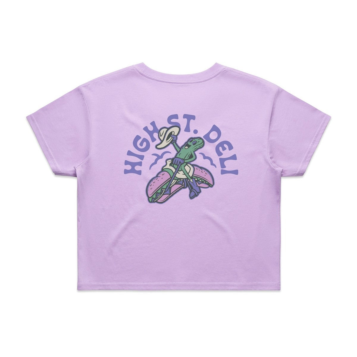 Ride High Womens Crop Tee
